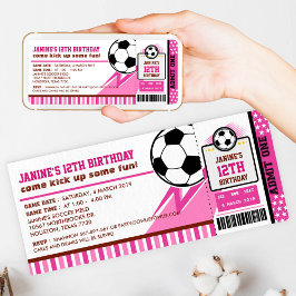 Convite de aniversário de Passagem do Bilhete de F