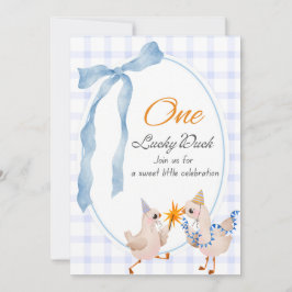 Convite de Aniversário de Pato