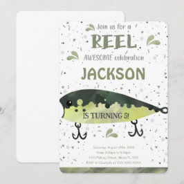 Convite de Aniversário de Pesca