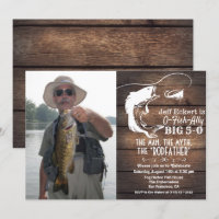 CONVITE DE ANIVERSÁRIO DE PESCA PARA QUALQUER IDAD