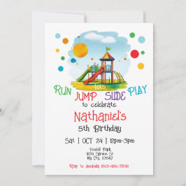Convite de Aniversário de Playground