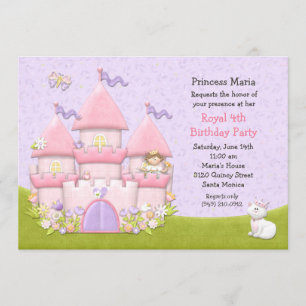 Convite de Aniversário de Princesa