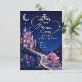 Convite de Aniversário de Princesa | Parte do Cast