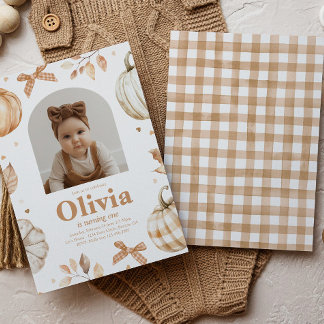 Convite de Aniversário de Pumpkin