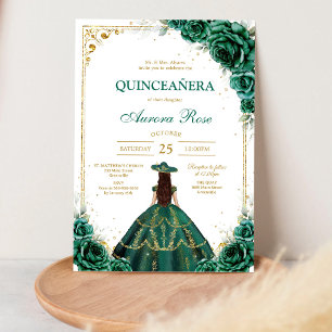 Convite de Aniversário de Quince Anos Mis Quince V