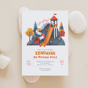 Convite de aniversário de Reprodução de vamos