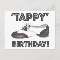 Convite de Aniversário de Sapato de Dança de Torne