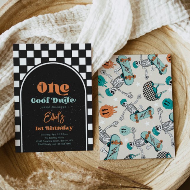 Convite de Aniversário de Skateboard para Meninos (Criador carregado)