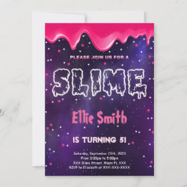 Convite de Aniversário de Slime