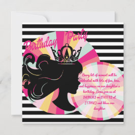 convite de aniversário de tema