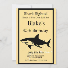 Convite De Aniversário De Tubarão, Ataque De Tubar