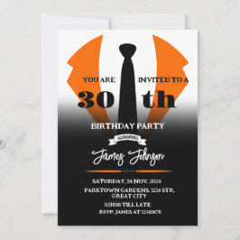 Convite de aniversário de Tuxedo
