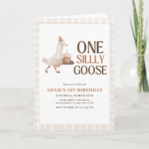 Convite de Aniversário de Um Ganso Bobo, Ganso 1º 