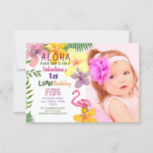 Convite de Aniversário de Verão Tropical