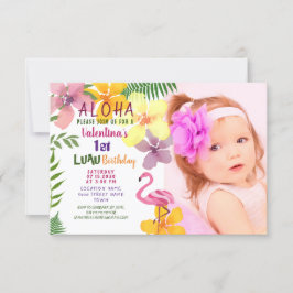 Convite de Aniversário de Verão Tropical