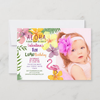 Convite de Aniversário de Verão Tropical