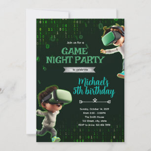 Convite de Aniversário de VR