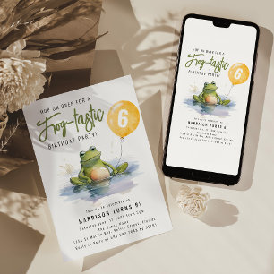 Convite de Aniversário Divertidamente Fantástico d