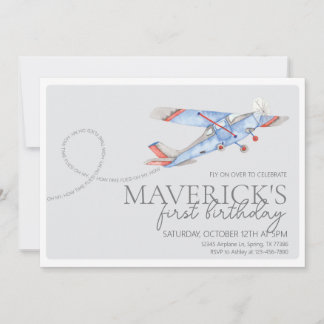 Convite de Aniversário do Avião