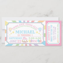 Convite de Aniversário do Carnaval