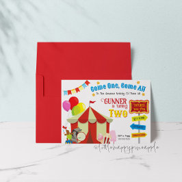 Convite de Aniversário do Carnaval