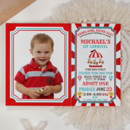 Convite de Aniversário do Carnaval