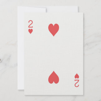 Convite de Aniversário do Cassino com Carta de Jog