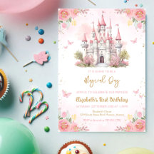 Convite de Aniversário do Castelo da Princesa