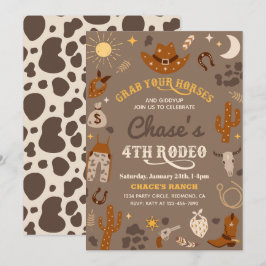 Convite de Aniversário do Cowboy | 4.o Convite Rod
