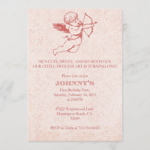 Convite de Aniversário do Dia de os namorados Ord