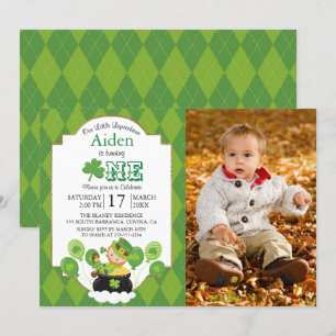 Convite de aniversário do dia de St Patrick