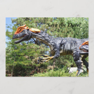 Convite de aniversário do Dinossaur