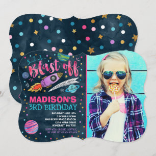 Convite de Aniversário do Espaço Festa Exterior