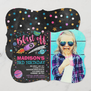 Convite de Aniversário do Espaço Festa Exterior