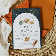 Convite de Aniversário do Espaço | Primeiro Aniver