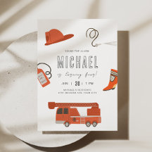 Convite de Aniversário do Firecaminhão