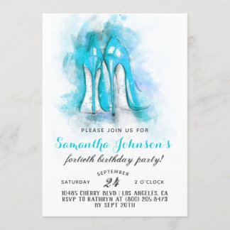 Convite de Aniversário do Glam de Altos Saltos