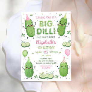 Convite de Aniversário do Grande Dill Pickle
