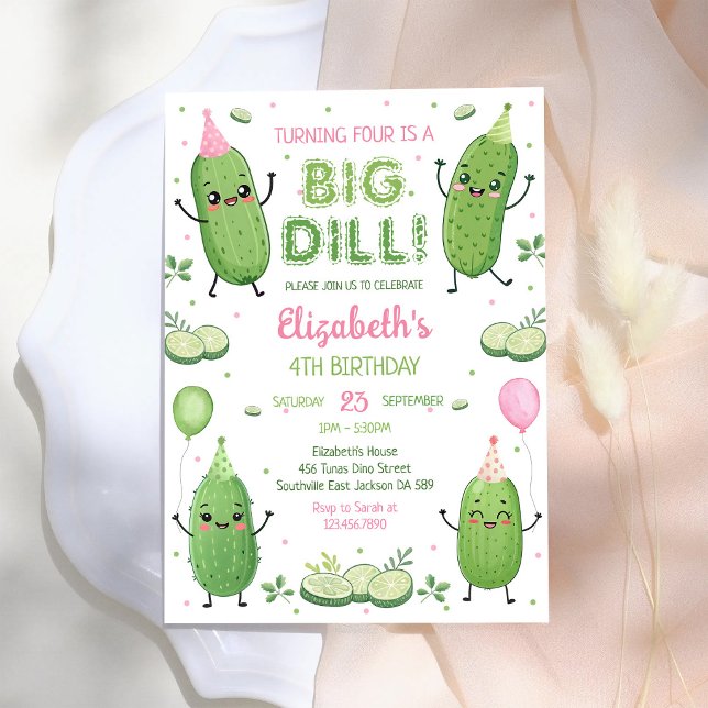Convite de Aniversário do Grande Dill Pickle (Criador carregado)