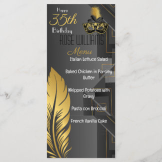 Convite de Aniversário do Harlem Renaissance