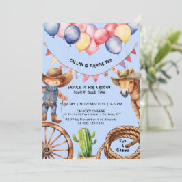 Convite de Aniversário do Horário de Rootin 'Rooti