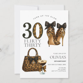 Convite de Aniversário do Modern e Trendy Flirty 3