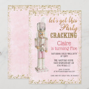 Convite de Aniversário do Nutcracker Winter