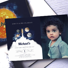 Convite de Aniversário do Outono Menino