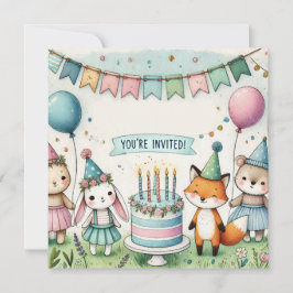 Convite de Aniversário do Partido Pets