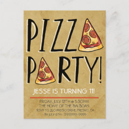 CONVITE DE ANIVERSÁRIO DO PARTIDO PIZZA PARA CRIAN