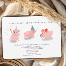 Convite de Aniversário do Porquinho, Fazenda Este 