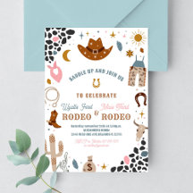 Convite de Aniversário do Primeiro Rodeo do meu Ca