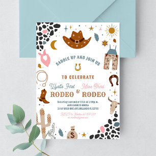 Convite de Aniversário do Primeiro Rodeo do meu Ca