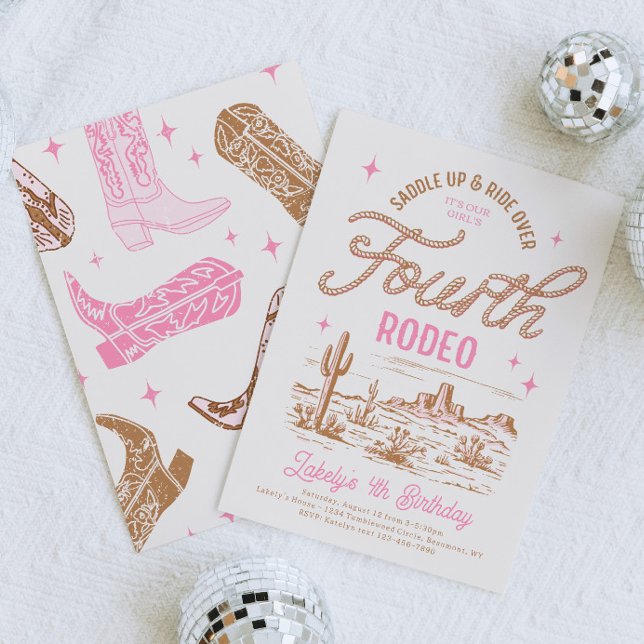 Convite de Aniversário do Quarto Rodeio (Criador carregado)